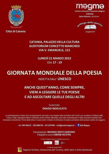 Giornata Mondiale Della Poesia - Catania