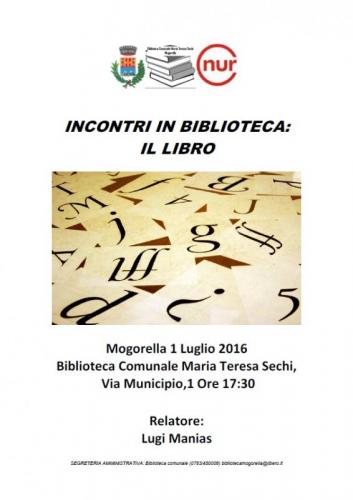 Incontri In Biblioteca - Mogorella