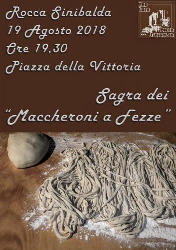 Sagra Dei Maccheroni A Fezze - Rocca Sinibalda
