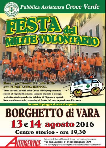 Festa Del Milite Volontario - Borghetto Di Vara