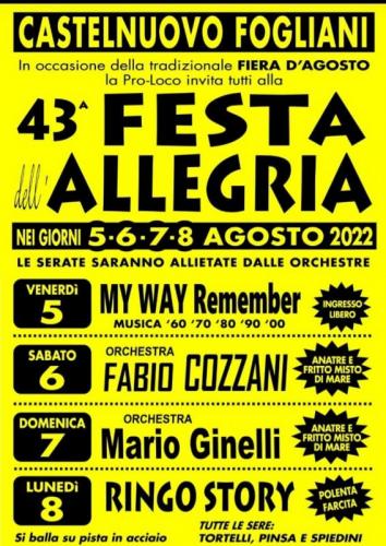 Festa Dell'allegria A Castelnuovo Fogliani  - Alseno