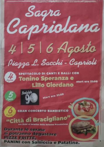 Sagra Capriolana Di Caprioli - Pisciotta