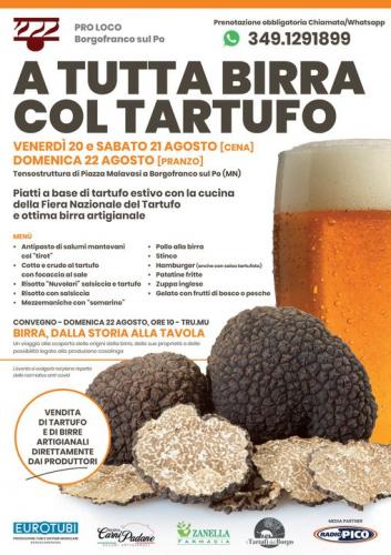 A Tutta Birra Col Tartufo A Borgofranco Sul Po - Borgocarbonara