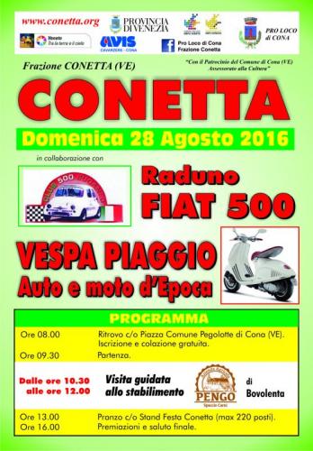 Raduno Fiat 500 E Vespa Piaggio - Cona