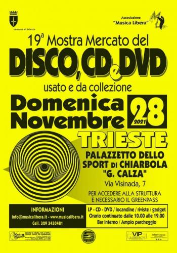 Mostra Mercato Del Disco, Cd, Dvd Usato E Da Collezione - Trieste
