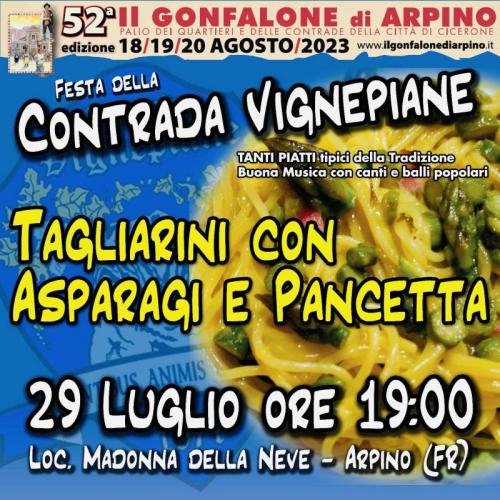 Sagra Dei Tagliarini Asparagi E Pancetta  A Arpino - Arpino