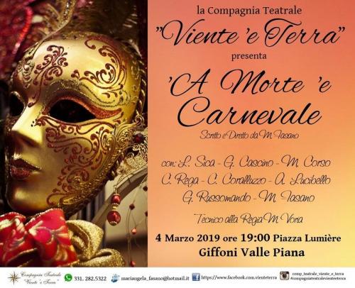 'a Morte 'e Carnevale - Giffoni Valle Piana