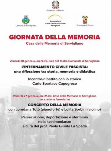 Giornata Della Memoria - Servigliano