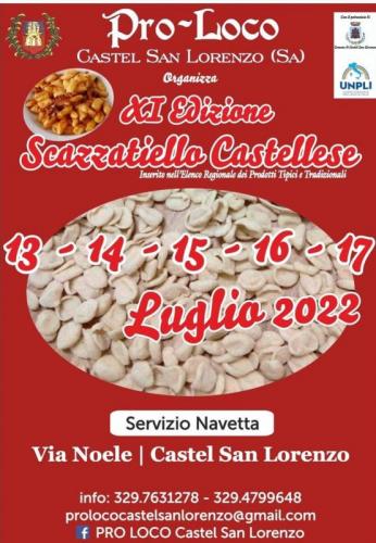 Festa Della Scazzatiello Castellese - Castel San Lorenzo