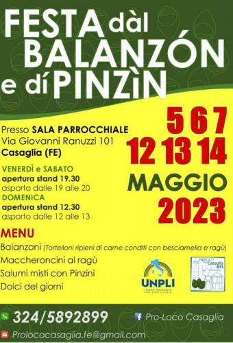 Festa Dal Balanzon E Di Pinzin - Ferrara