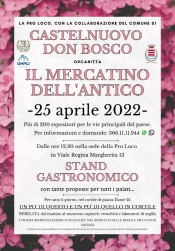Mercatino Dell'antico - Castelnuovo Don Bosco