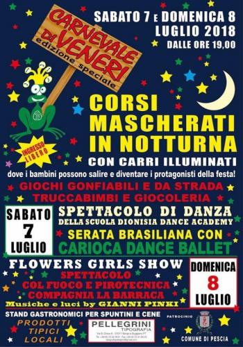 Carnevale Di Veneri In Notturna - Pescia