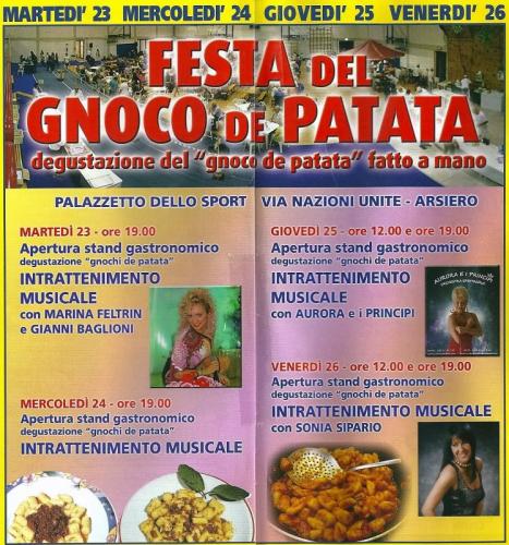Festa Del Gnoco De Patata - Arsiero