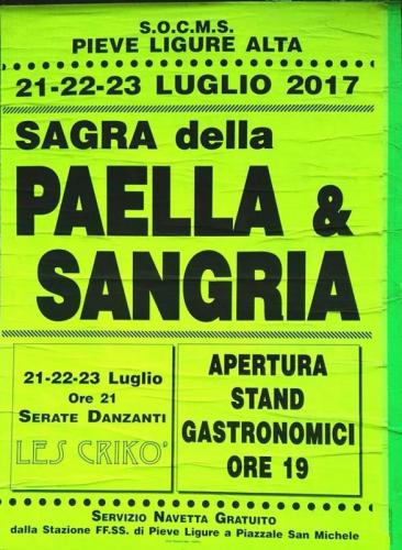 Sagra Della Paella - Pieve Ligure