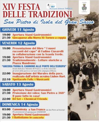 Festa Delle Tradizioni A San Pietro Di Isola Del Gran Sasso  - Isola Del Gran Sasso D'italia