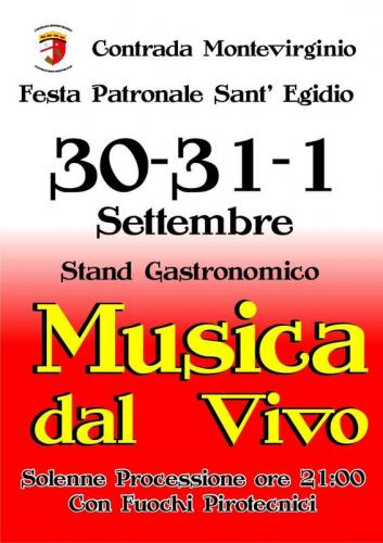 Festa Patronale Di Sant' Egidio - Canale Monterano