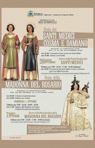Festa Dei Santi Medici Cosma E Damiano - Acquaviva Delle Fonti