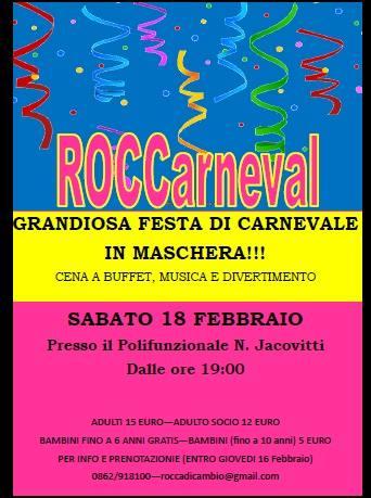 Festa Di Carnevale In Maschera - Rocca Di Cambio