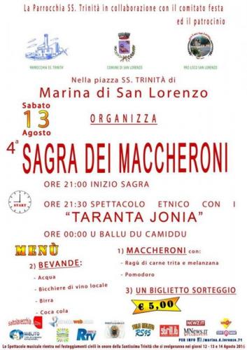 Sagra Dei Maccheroni - San Lorenzo