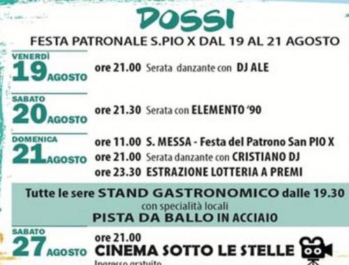 Festa Patronale Di San Pio A Dossi - Borgo Veneto