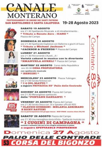 Festa Patroni Bartolomeo E Calepodia A Canale Monterano - Canale Monterano