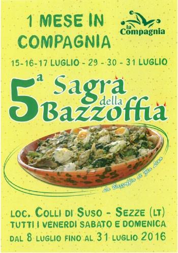 Sagra Della Bazzoffia - Sezze