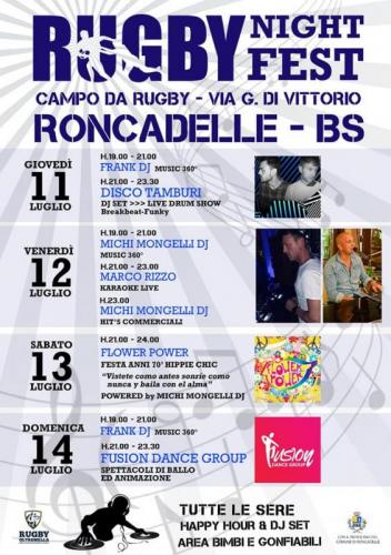 Rugby Night Fest - Roncadelle
