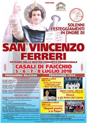 Festa Del Santo Patrono Vincenzo Ferreri - Faicchio