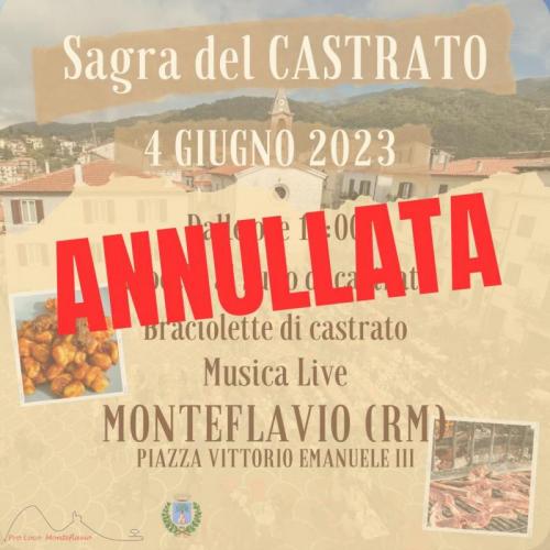Sagra Del Castrato A Monteflavio - Monteflavio
