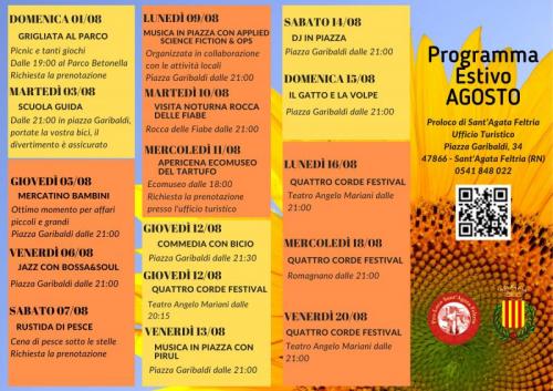 Eventi E Manifestazioni A Sant'agata Feltria - Sant'agata Feltria