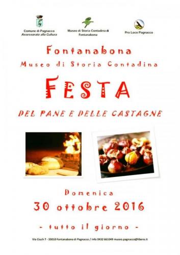 Festa Del Pane E Delle Castagne - Pagnacco