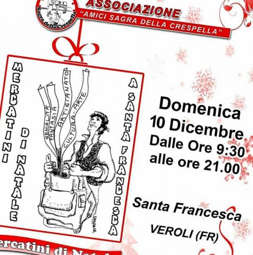 Mercatini Di Natale A Santa Francesca - Veroli