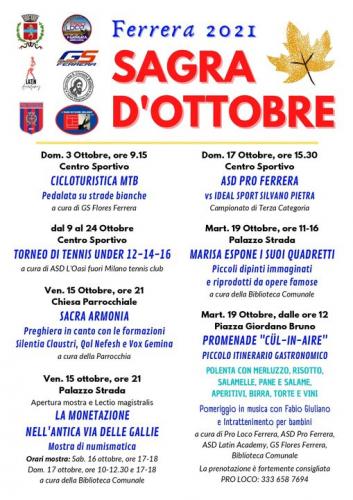 Sagra D'ottobre A Ferrera Erbognone - Ferrera Erbognone