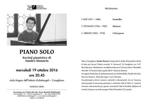 Concert Piano Solo - Conegliano