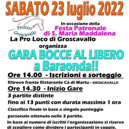 Festa Patronale Santa Naria Maddalena A Groscavallo - Groscavallo