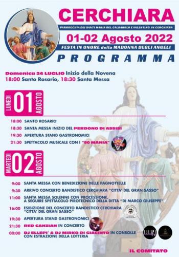 Festa Della Madonna Degli Angeli A Cerchiara - Isola Del Gran Sasso D'italia