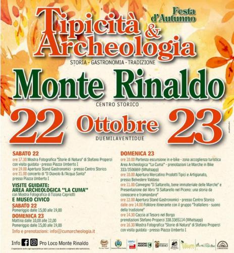 Tipicità E Archeologia - Monte Rinaldo