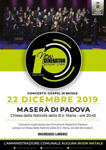 New Generation Gospel Crew In Concerto - Maserà Di Padova