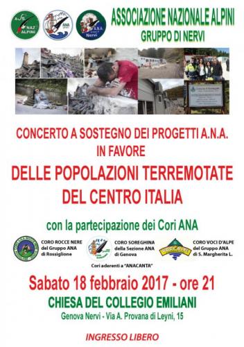 Concerto Coro Dell'associazione Nazionale Alpini - Genova
