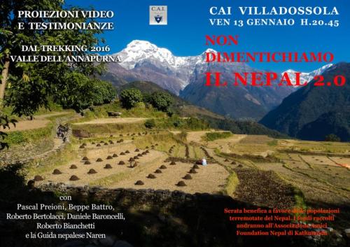 Non Dimentichiamo Il Nepal - Villadossola