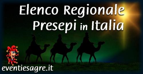 Calendario Regionale Dei Presepi In Italia - 