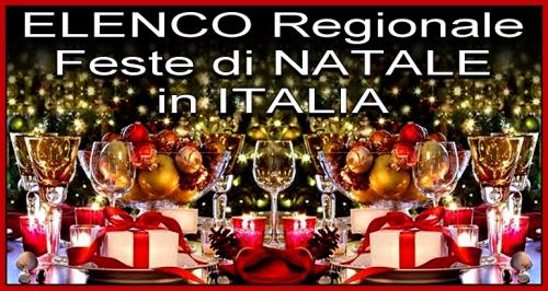 Calendario Regionale Degli Eventi Di Natale In Italia - 