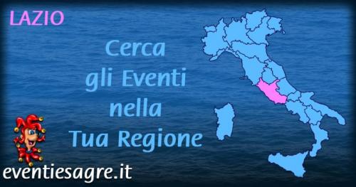 Calendario Mensile Eventi E Sagre Regione Lazio - 