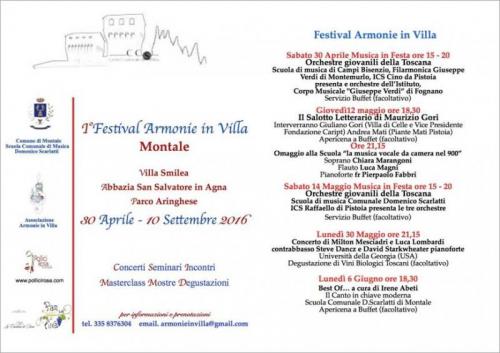 Festival Armonie In Villa - Montale