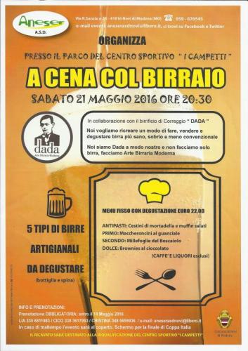 A Cena Col Birraio - Novi Di Modena