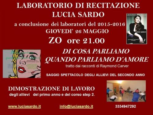 Laboratorio Di Recitazione Lucia Sardo - Catania