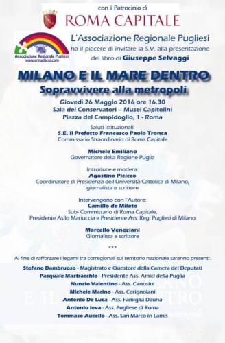 Milano E Il Mare Dentro - Roma