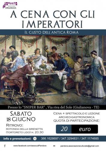 A Cena Con Gli Imperatori: Il Gusto Dell'antica Roma - Tortoreto