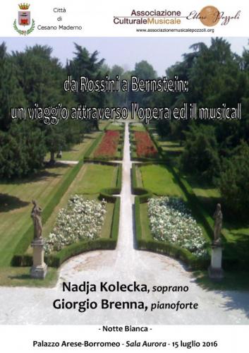 Da Rossini A Bernstein: Un Viaggio Attraverso L'opera Ed Il Musical - Cesano Maderno