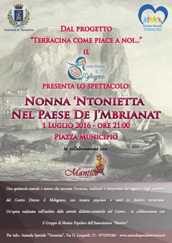 Nonna 'ntonietta Nel Paese De J'mbrianat - Terracina